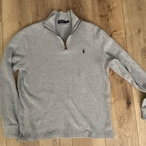 Polo by Ralph Lauren Grey Quarter-zip